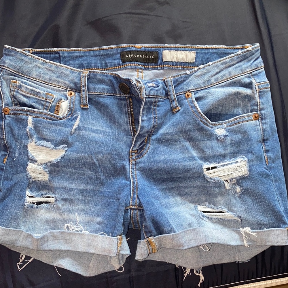 Aeropostale distressed Jean shorts